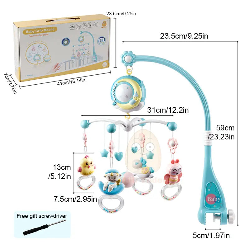 Newborn Musical Crib Mobile Toy