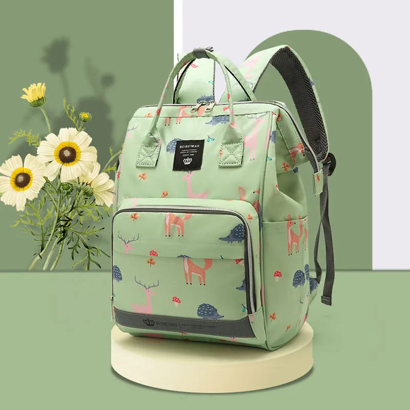 Baby Diaper Bag Backpack Waterproof  For Stroller