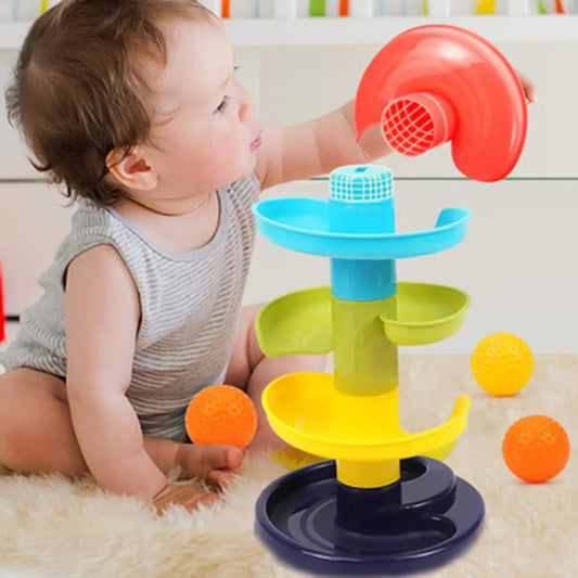 Children Building Tower Puzzle Educational Toy