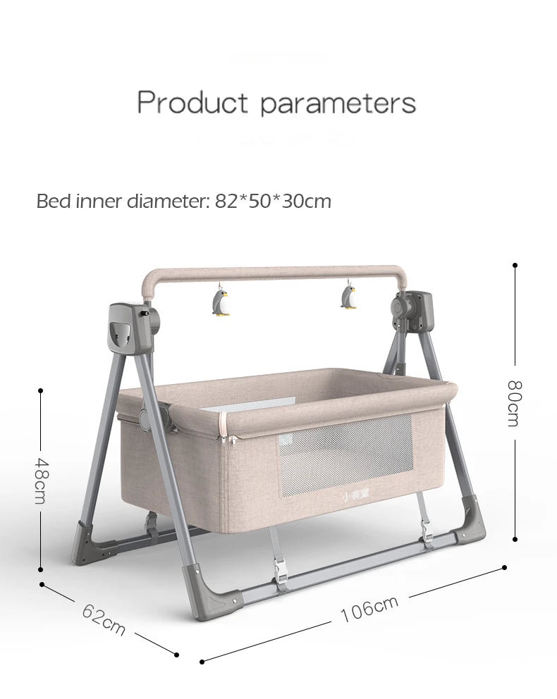 Electric Newborn Baby Bassinet Cradle