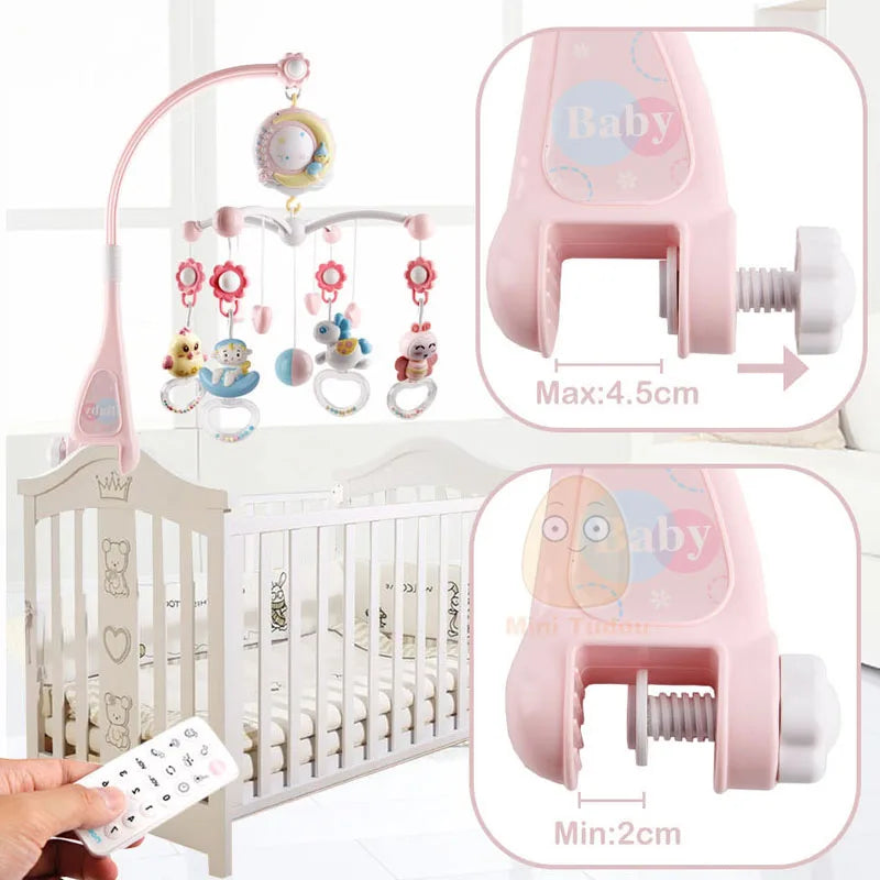 Newborn Baby Musical Crib Mobile Toy