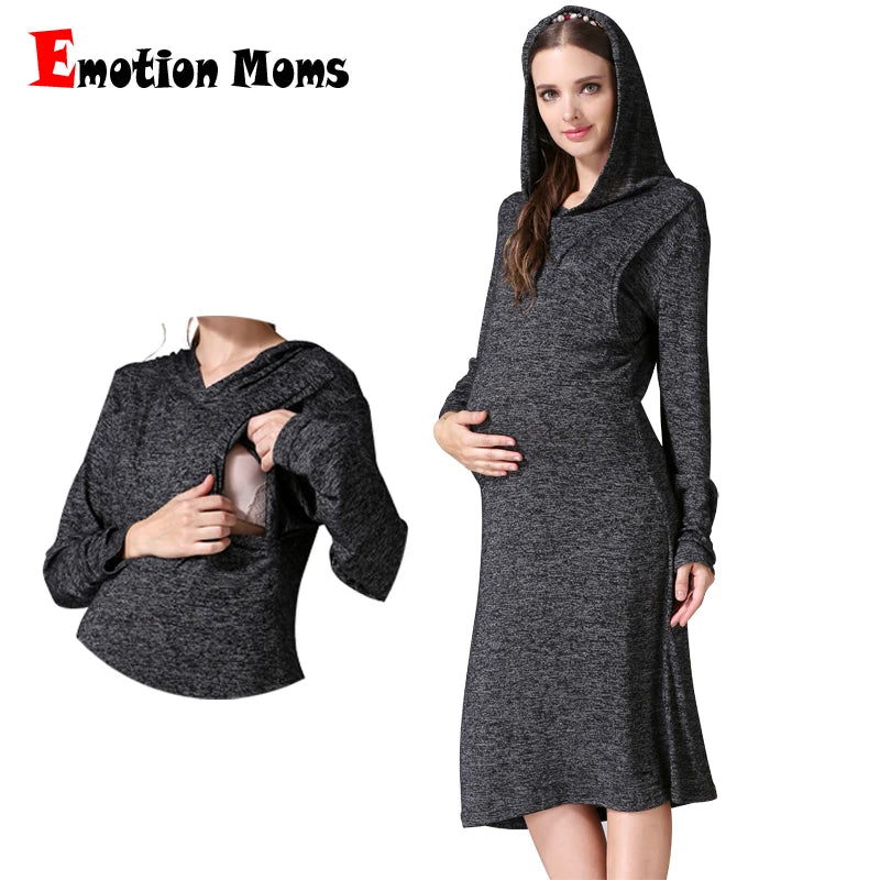 Maternity Clothes Pregnancy Dress Breastfeeding Dress For Pregnant Women 2 in 1 Uses