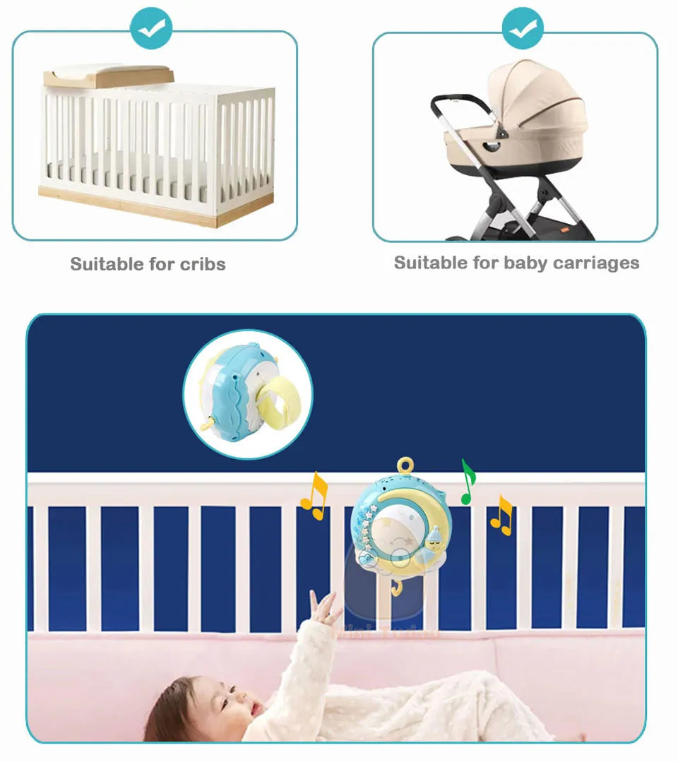 Newborn Musical Crib Mobile Toy