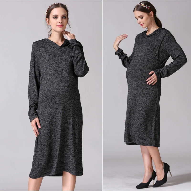 Maternity Clothes Pregnancy Dress Breastfeeding Dress For Pregnant Women 2 in 1 Uses