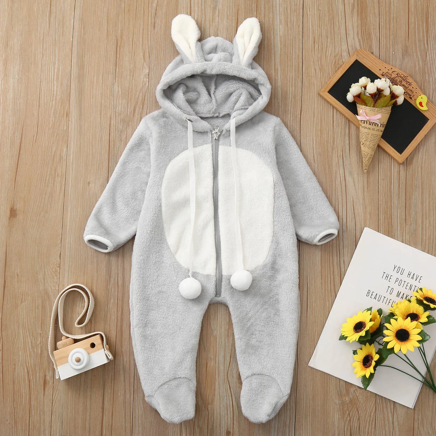 Newborn Baby Rompers/Overalls Warm Infant Outerwear