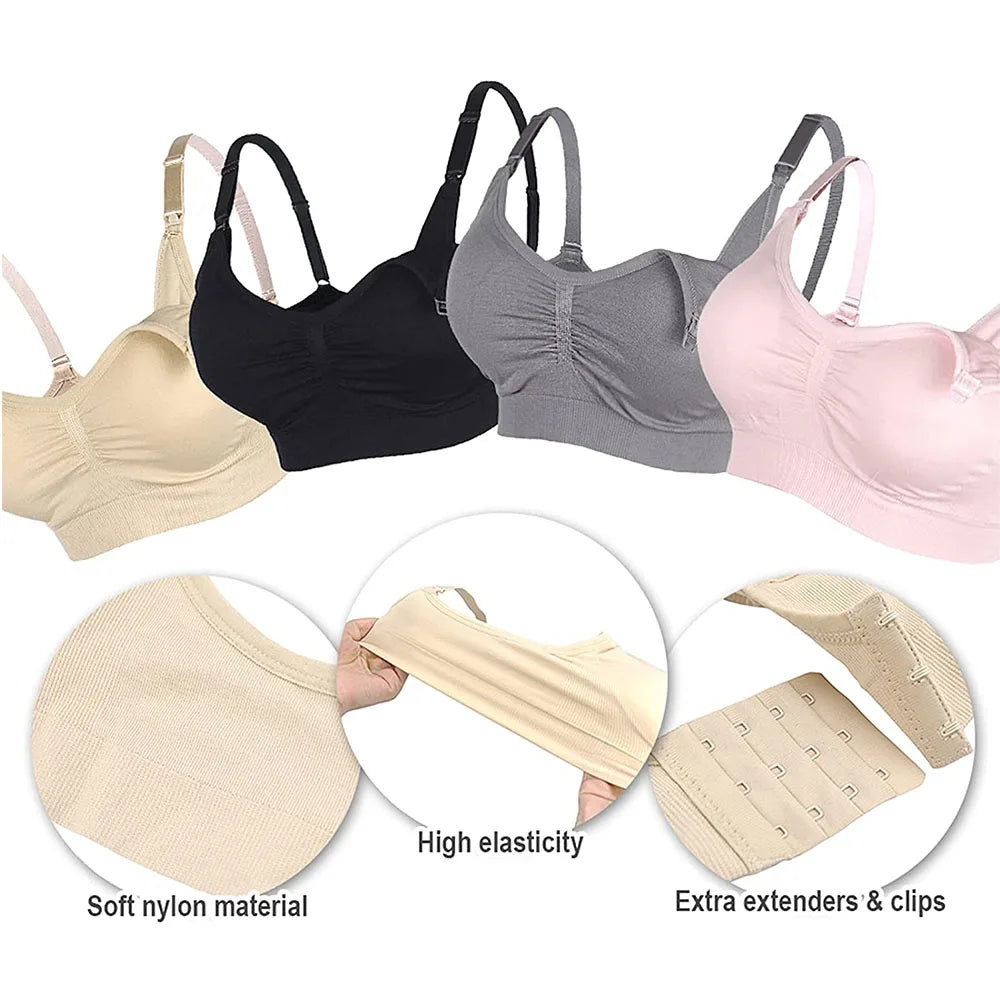 Maternity Bra Wirefree Breastfeeding and Nursing Bra