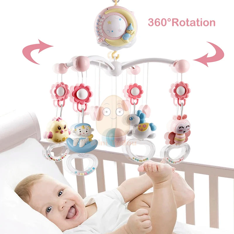 Newborn Baby Musical Crib Mobile Toy