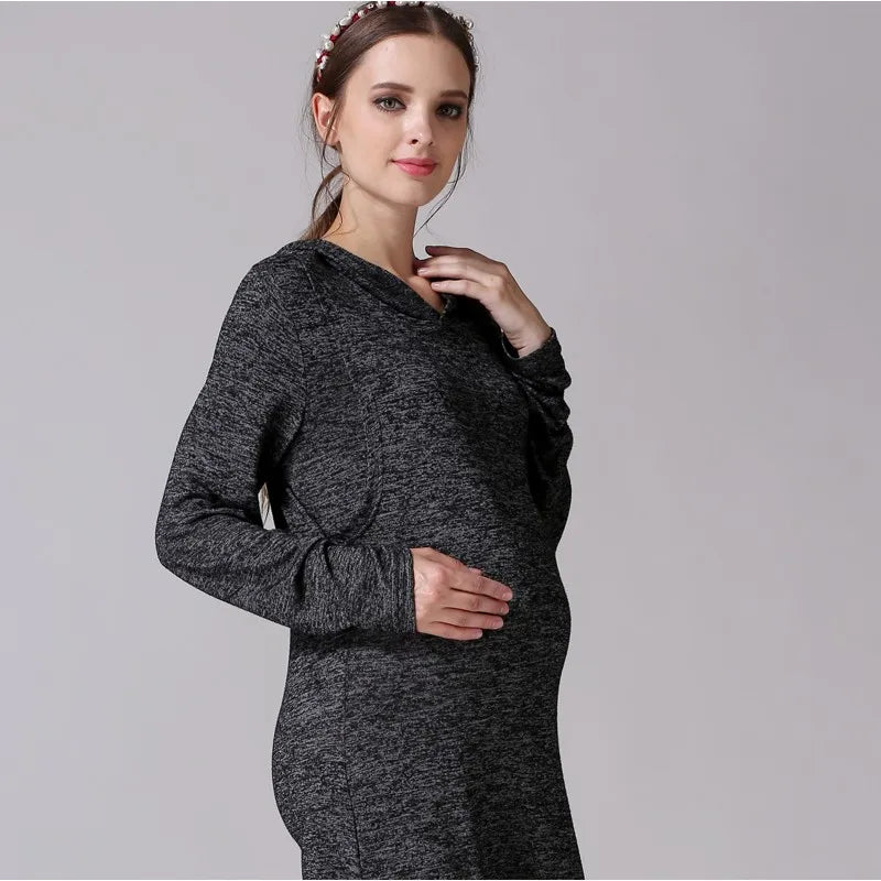 Maternity Clothes Pregnancy Dress Breastfeeding Dress For Pregnant Women 2 in 1 Uses