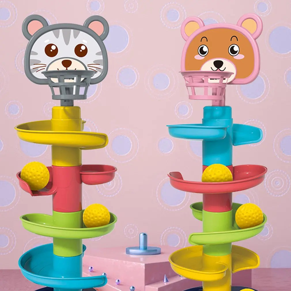 Children Building Tower Puzzle Educational Toy