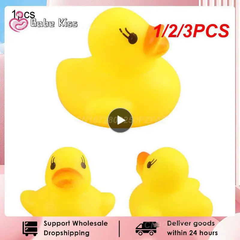 Squeaky Rubber Duck Bath Baby Toy