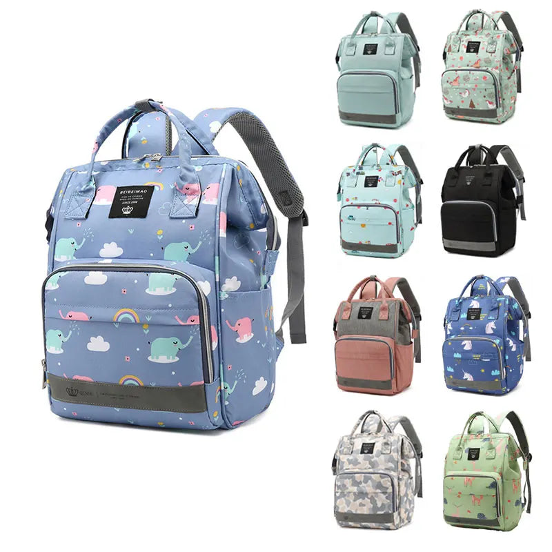 Baby Diaper Bag Backpack Waterproof  For Stroller