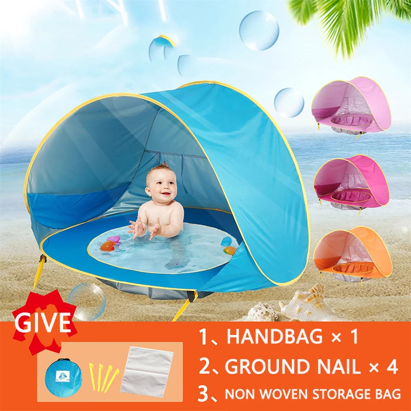 Baby Waterproof Beach Tent with Pool