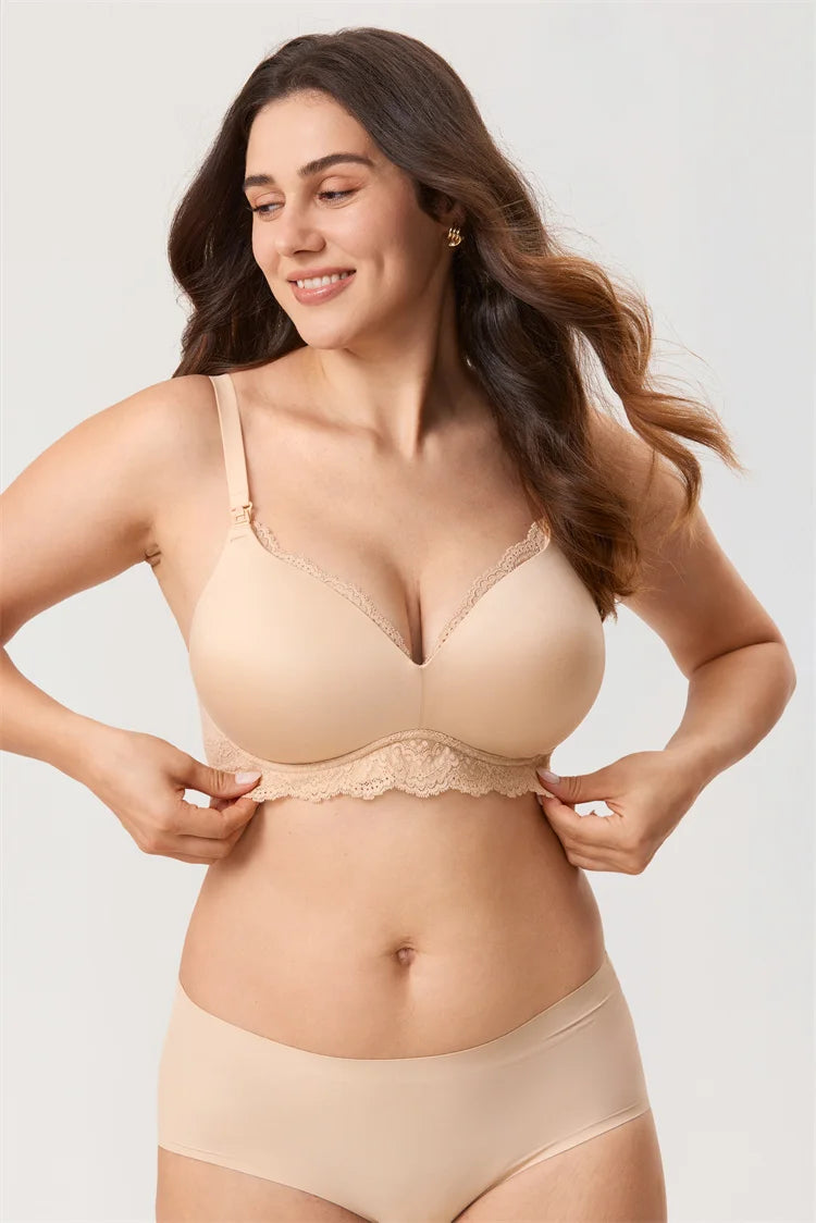 Women's Maternity Wireless Nursing Bras For Breastfeeding