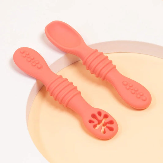 Baby Soft Learning Spoons Teether Toys