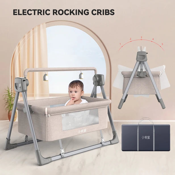 Electric Newborn Baby Bassinet Cradle