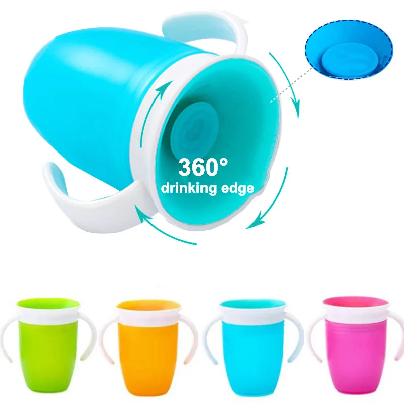 Baby Learning Drinking Cup Leakproof Silicone