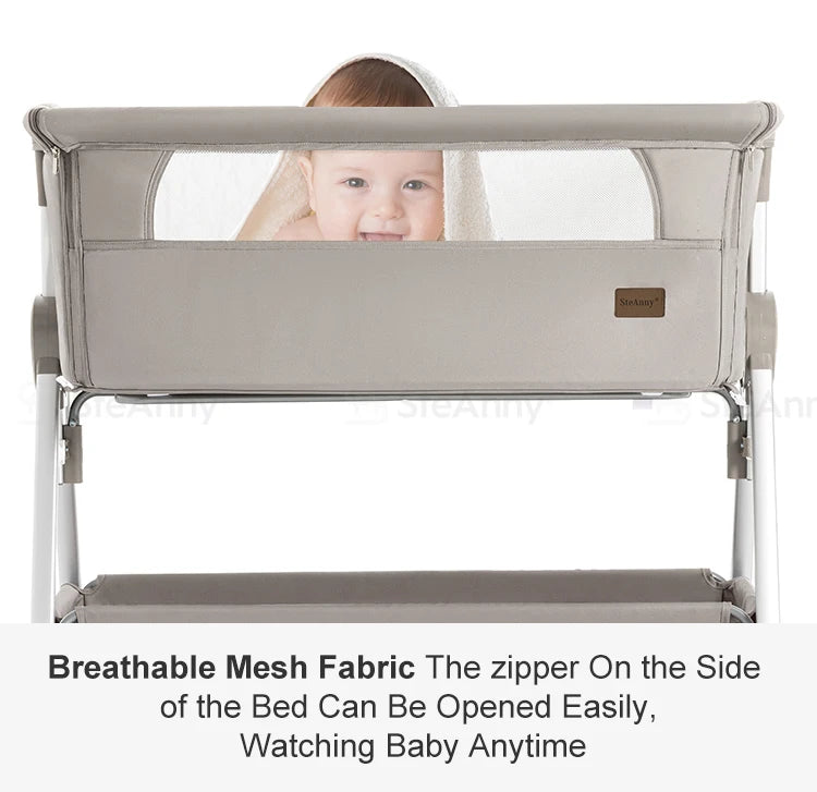 Newborn Baby Bedside Travel Bassinet Cradle