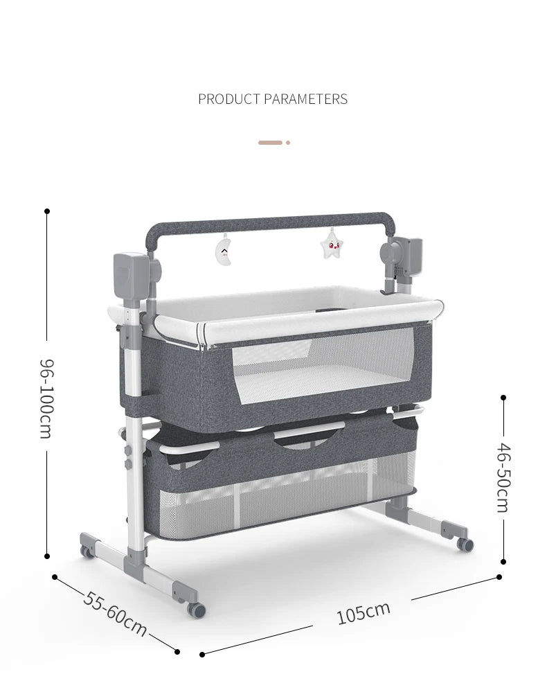 Travel Newborn Rocking Bassinet Bed