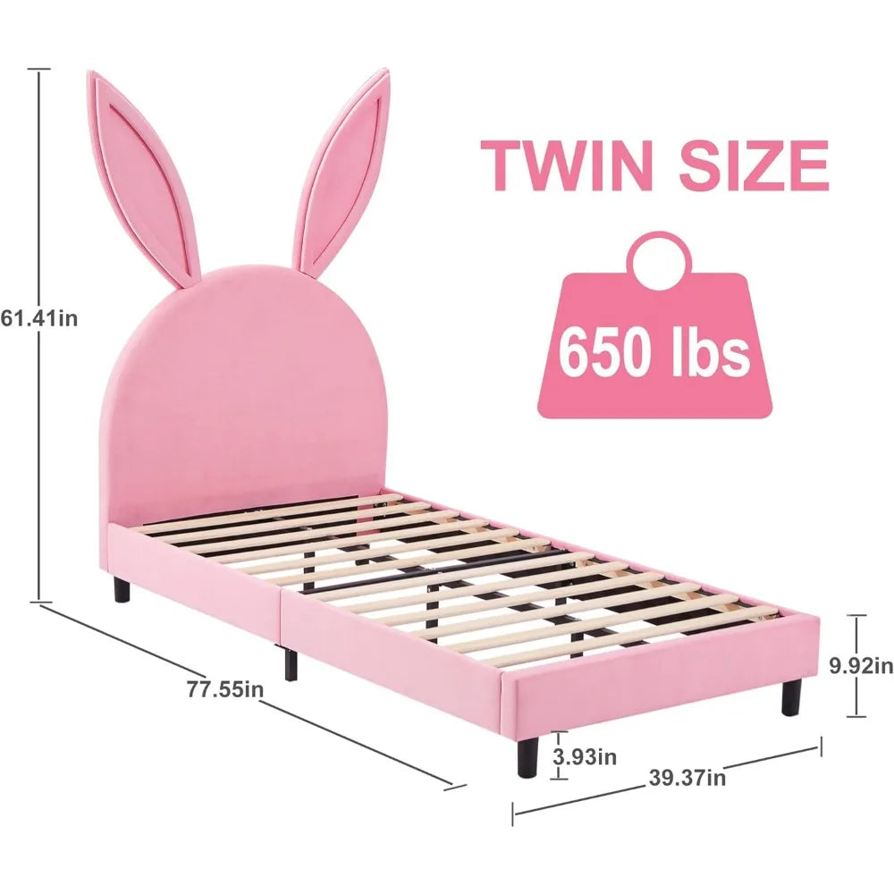 Girl's Princess Single Twin Bed Frame