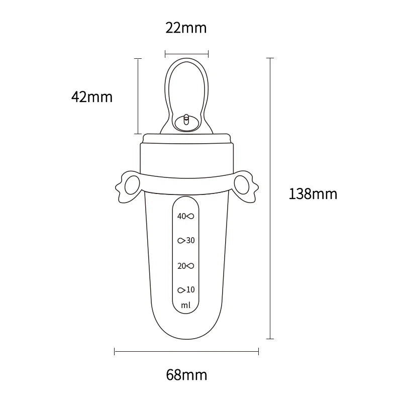 Baby Rice Cereal Bottle Dropper Squeeze Spoon