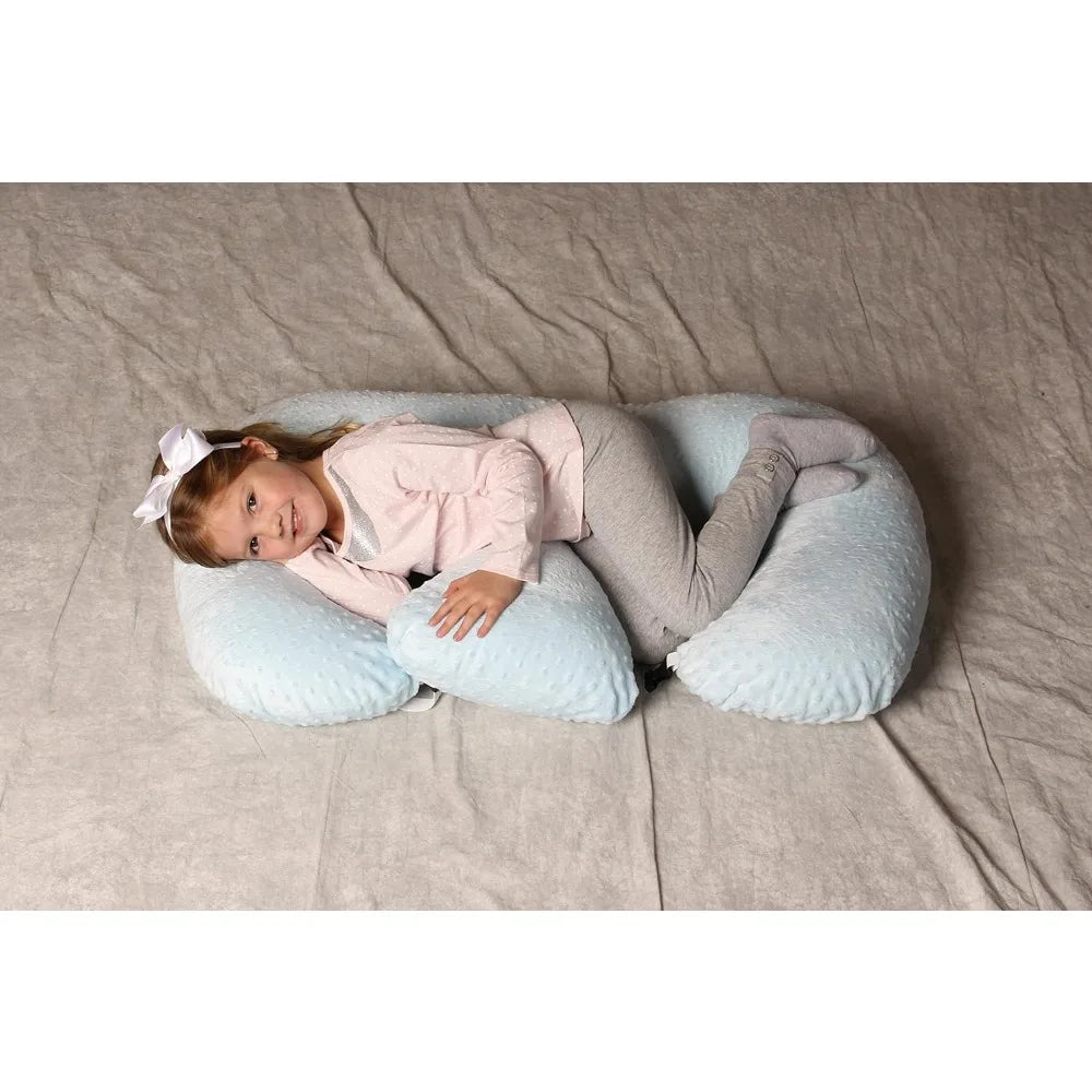 Multiuse Twin Pillow -  Breastfeeding, Bottlefeeding, Tummy Time, Reflux, Support and Pregnancy Pillow!