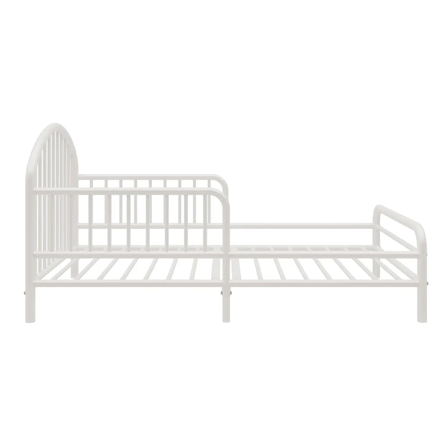 Metal Toddler White Bed for Kids