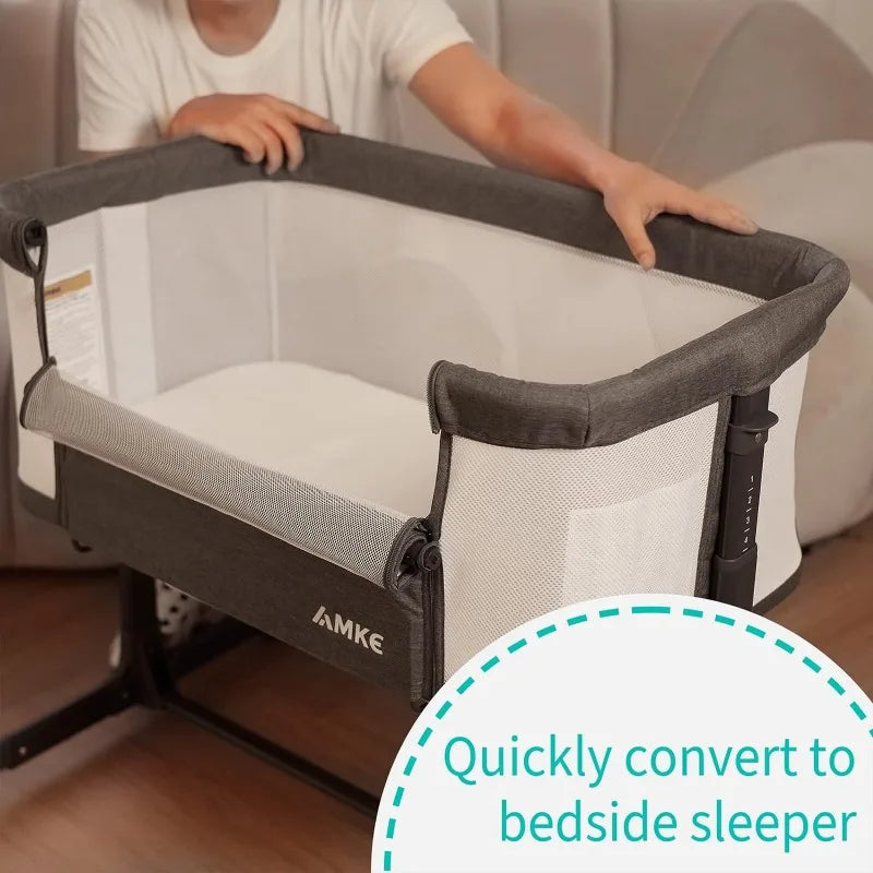 Portable Newborn Baby Bassinet Cradle