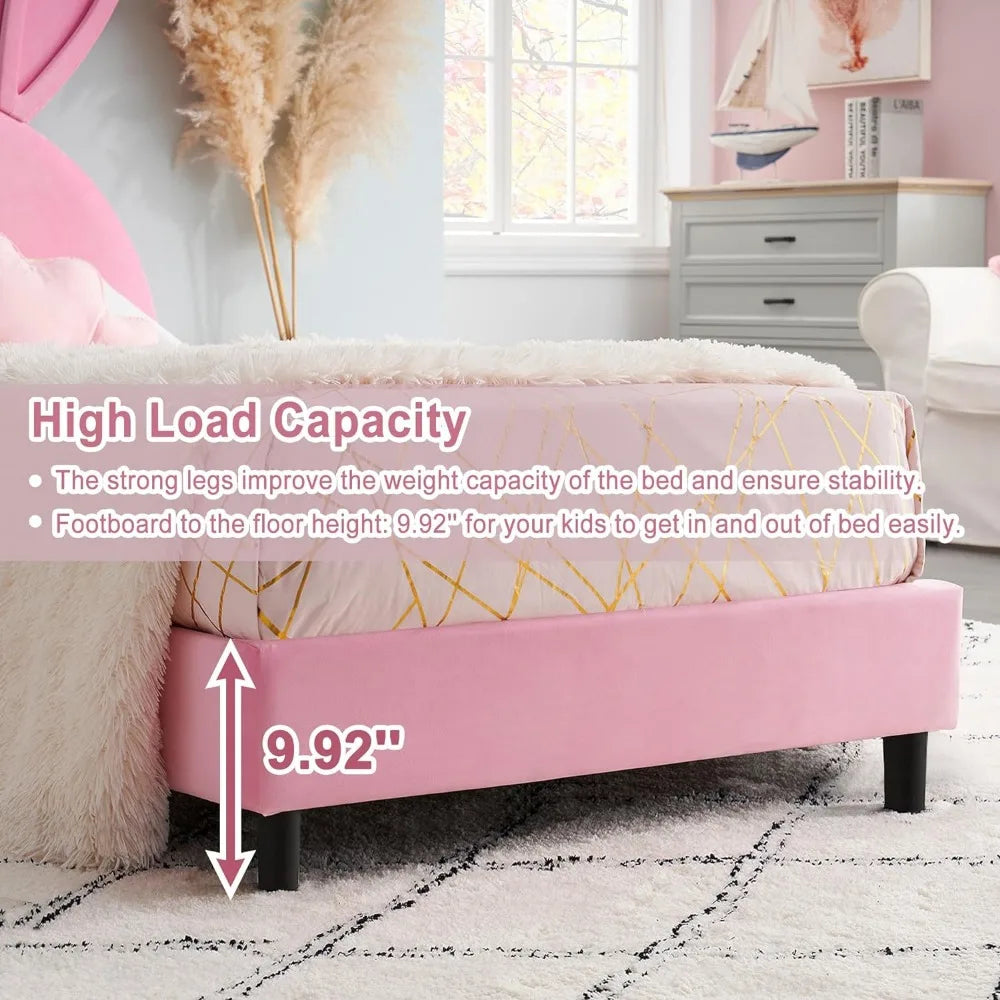 Girl's Princess Single Twin Bed Frame