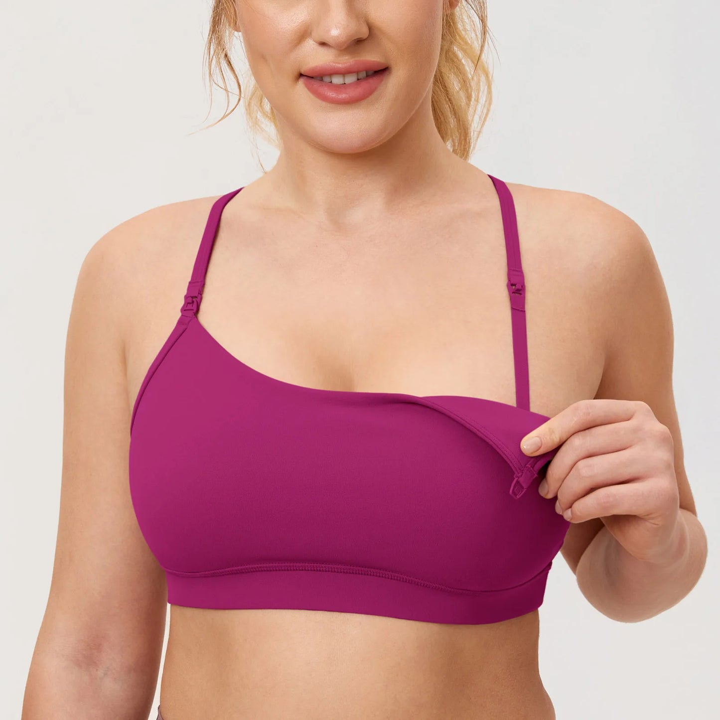 Maternity Nursing/Breastfeeding Yoga Sports Bra