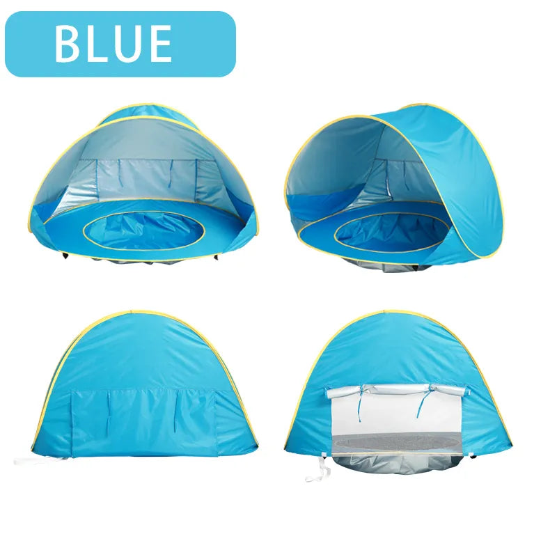 Portable Sun Shelter Beach Baby Pool