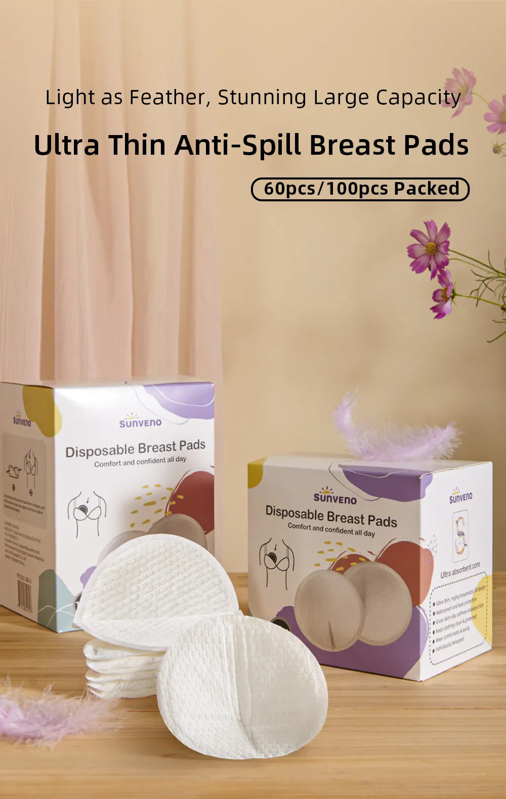 Disposable Pads for Breastfeeding,