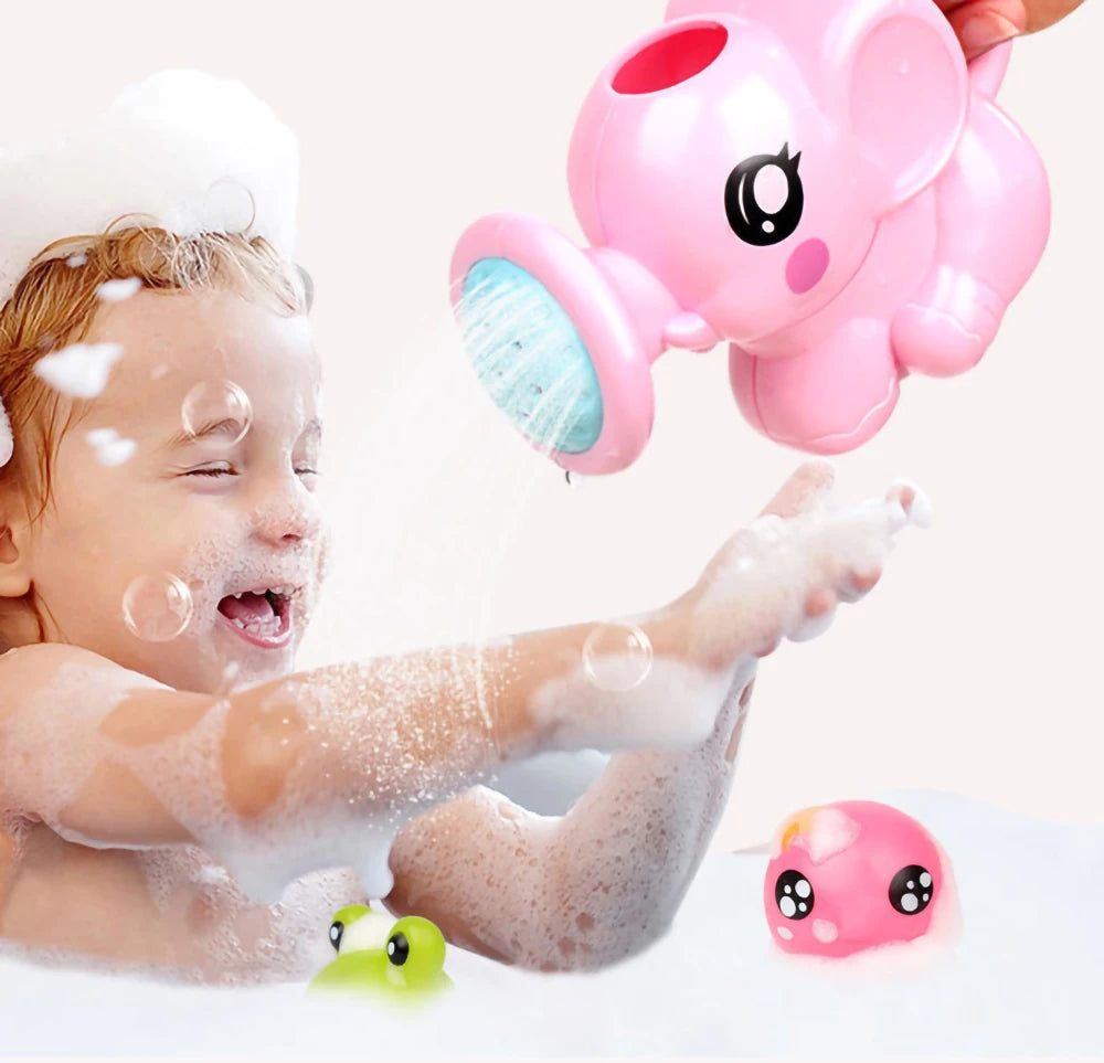 Baby Bath Elephant Water Spray Toy