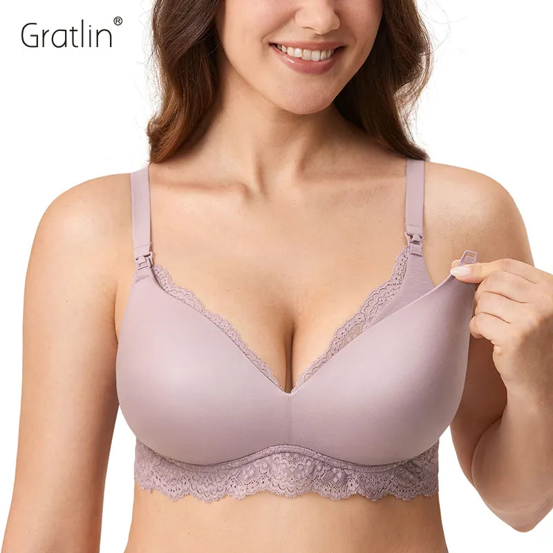 Women's Maternity Wireless Nursing Bras For Breastfeeding