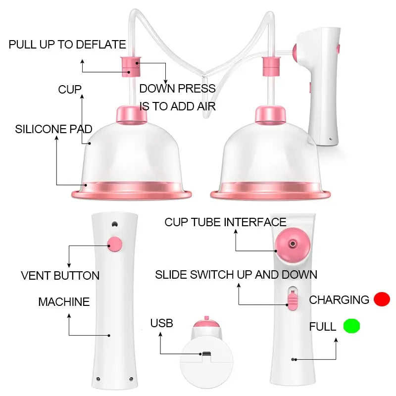 Chest Massage Instrument to Improve Sagging Breasts