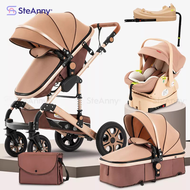 Baby Stroller Combo Car Seat Travel System Baby Carriage Bassinet