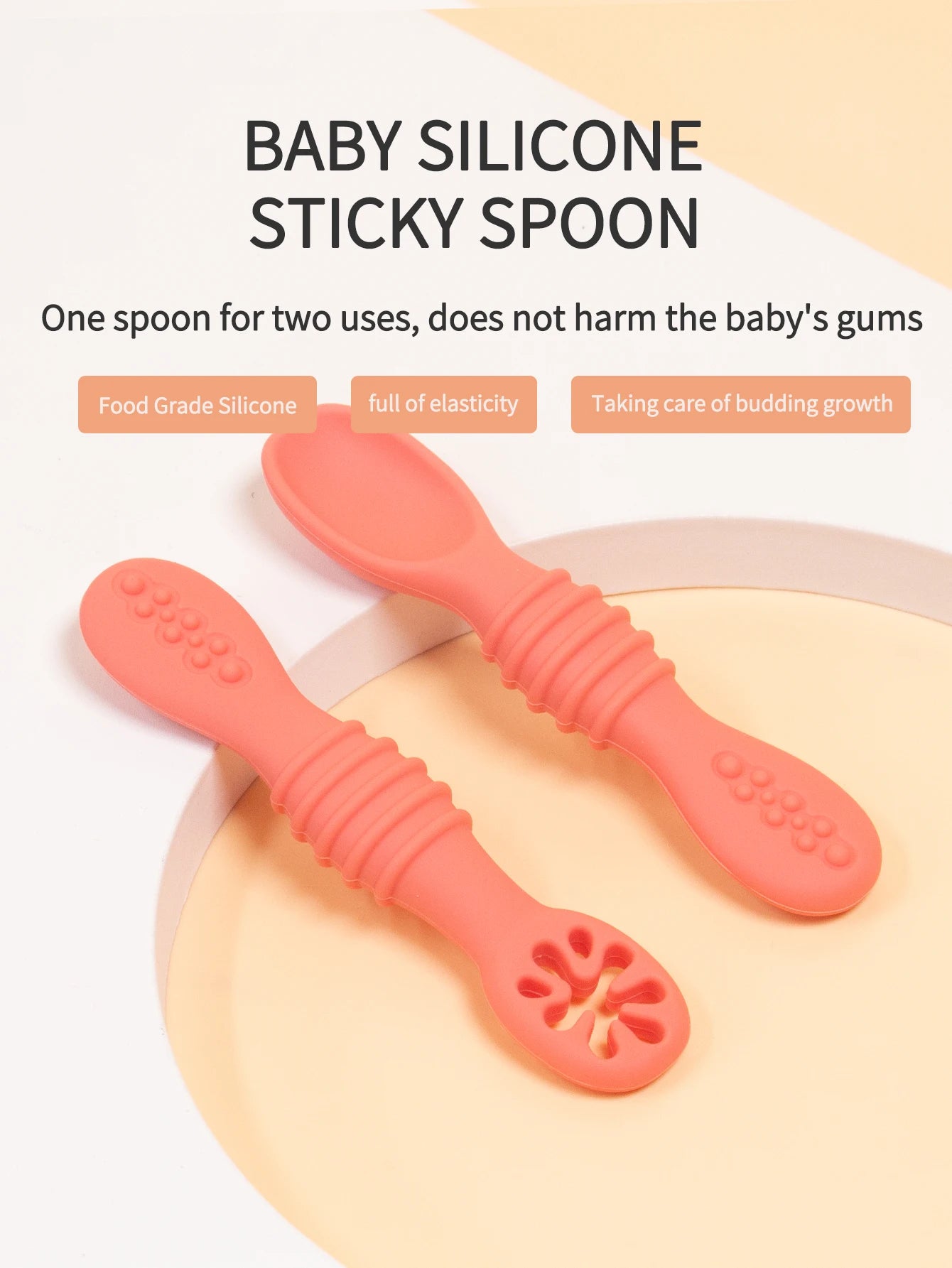 Baby Soft Learning Spoons Teether Toys