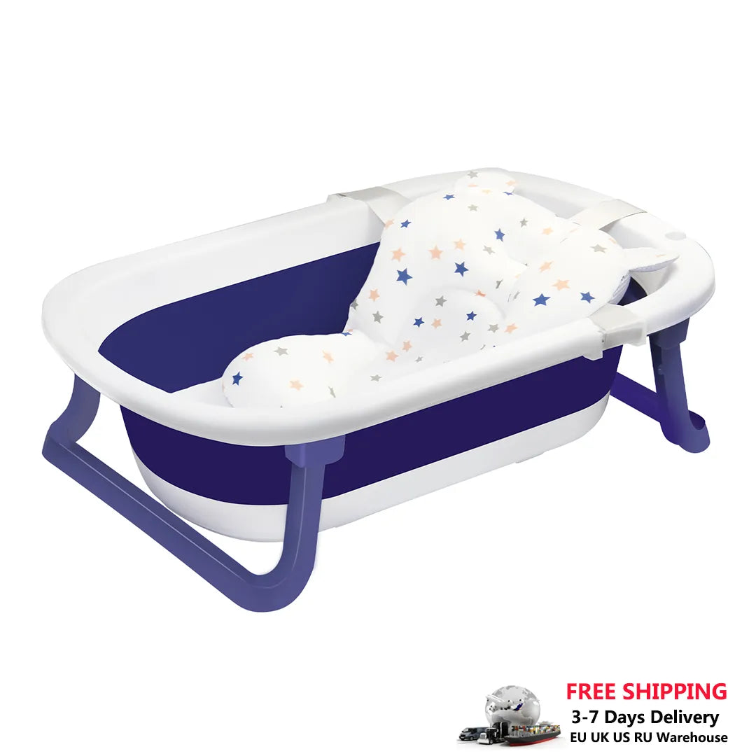 Portable and Foldable Baby Bathtub