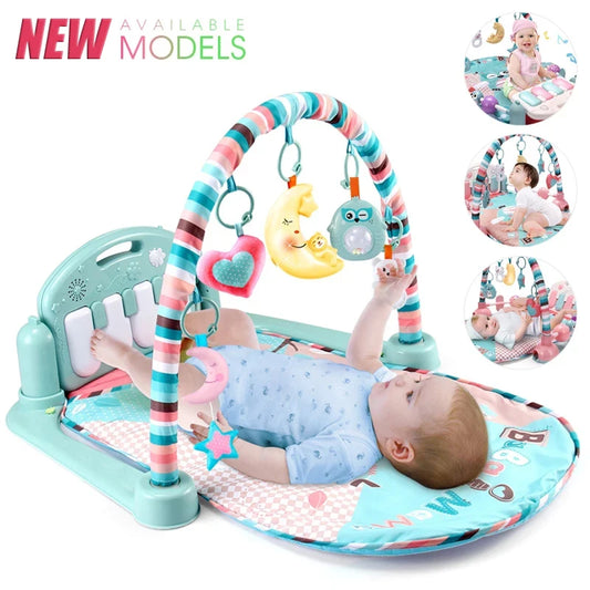 Baby Music Play Gym Toy Piano Crawling Blanket