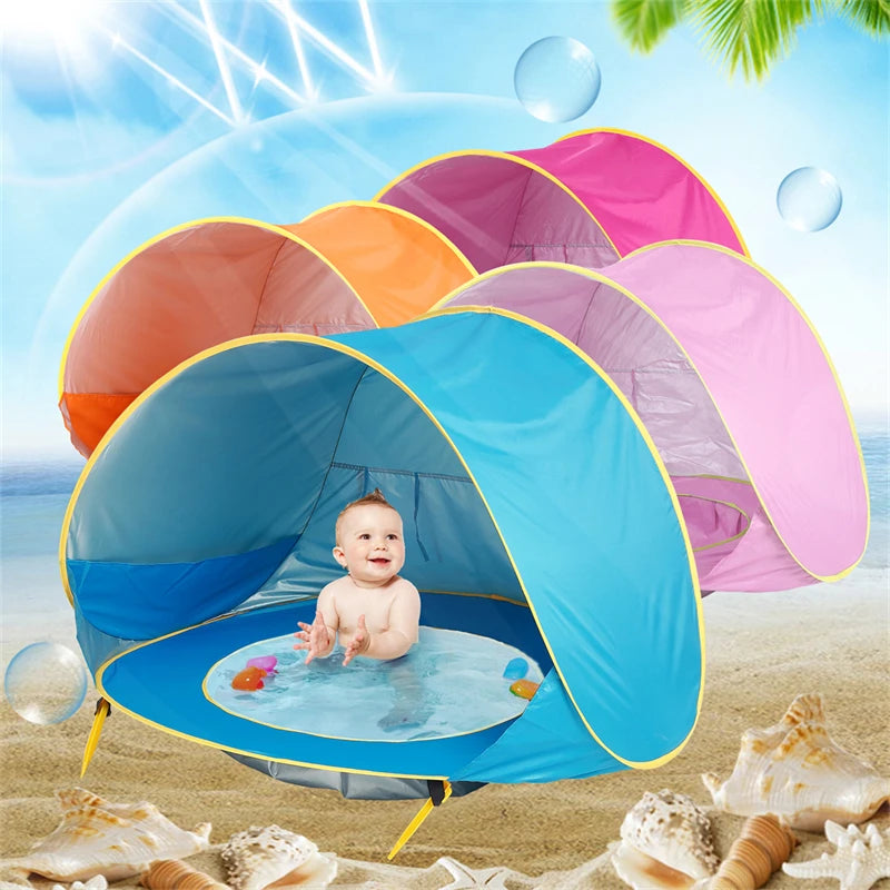 Portable Sun Shelter Beach Baby Pool