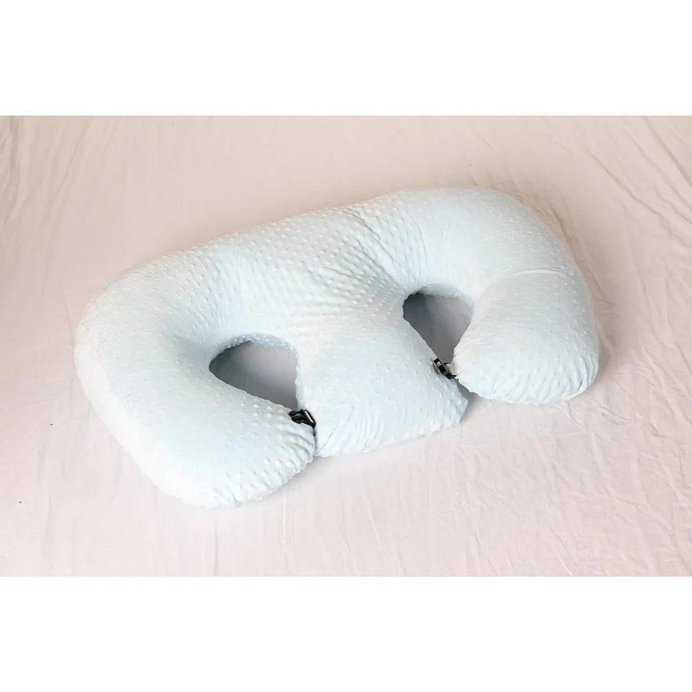 Multiuse Twin Pillow -  Breastfeeding, Bottlefeeding, Tummy Time, Reflux, Support and Pregnancy Pillow!