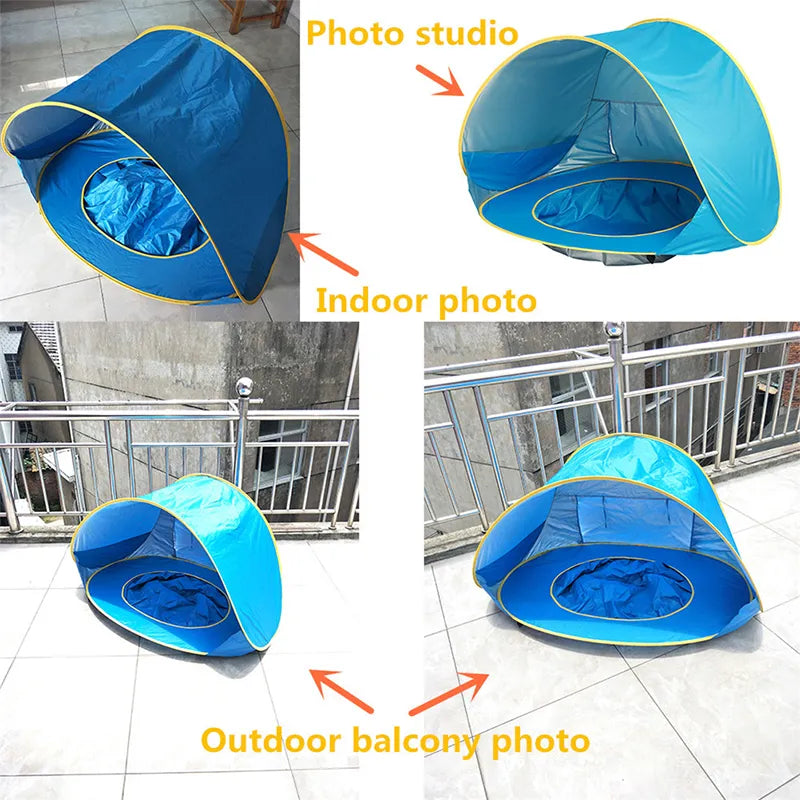 Baby Waterproof Beach Tent with Pool