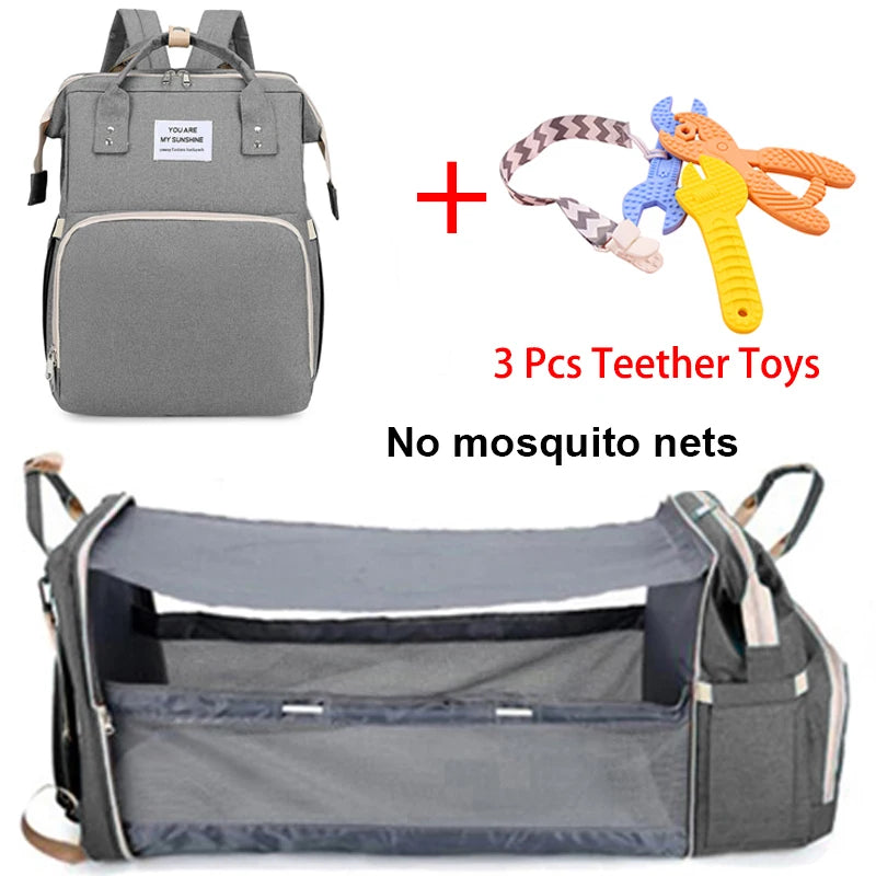 Baby Diaper Stroller Backpack Multifunctional Bag