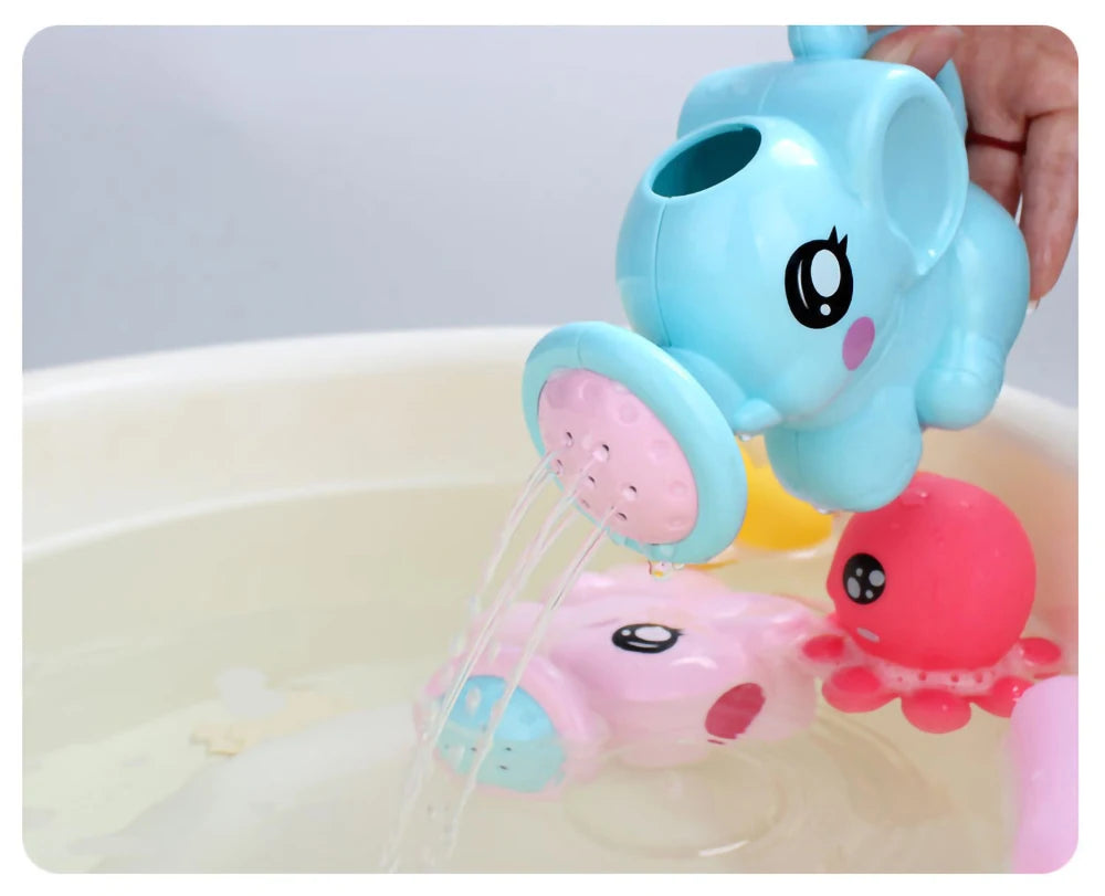 Baby Bath Elephant Water Spray Toy