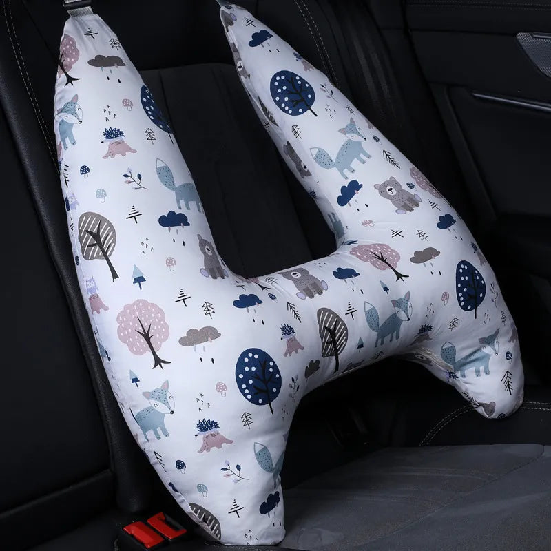 Kid Travel Pillow Cushion for Car Seat