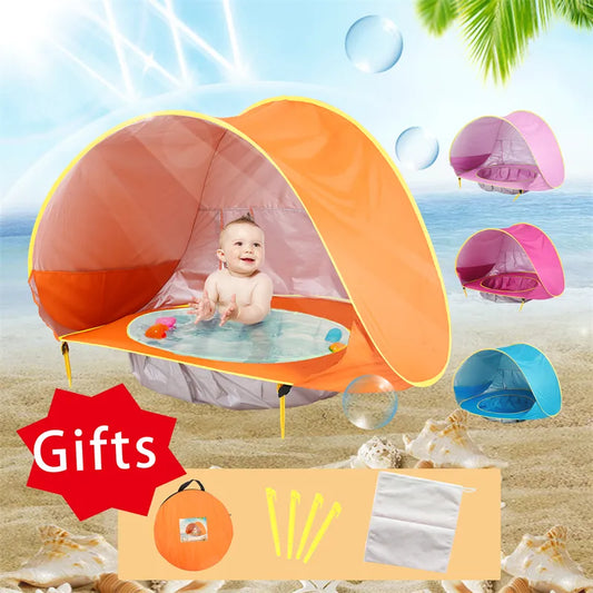 Portable Sun Shelter Beach Baby Pool