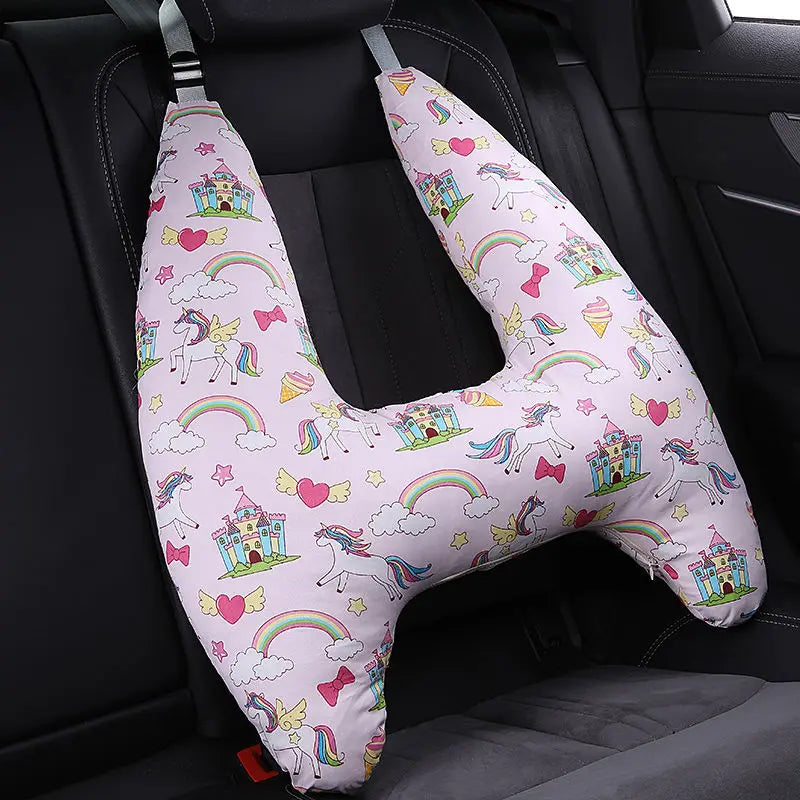 Kid Travel Pillow Cushion for Car Seat