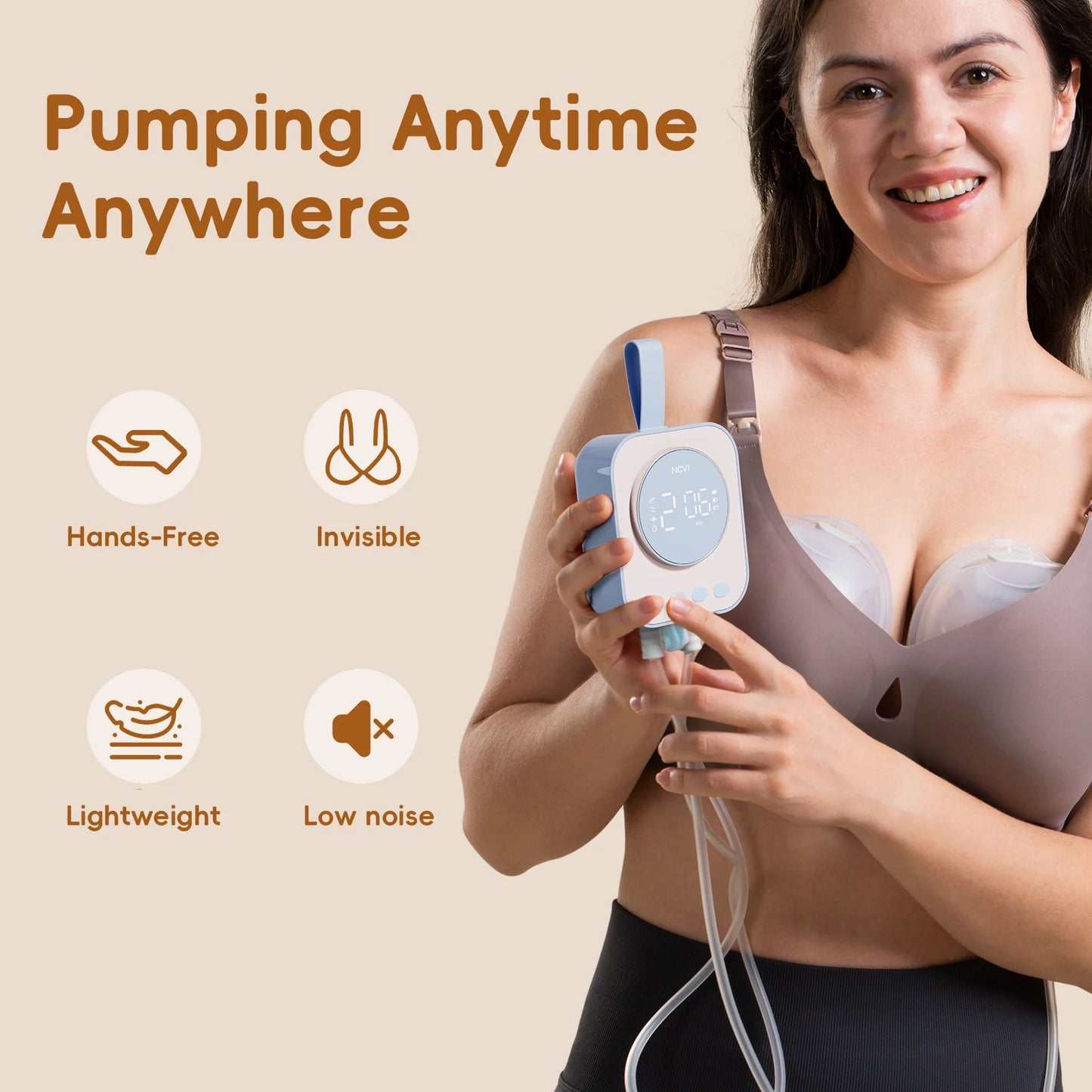 Hands Free Wearable Breast Pump