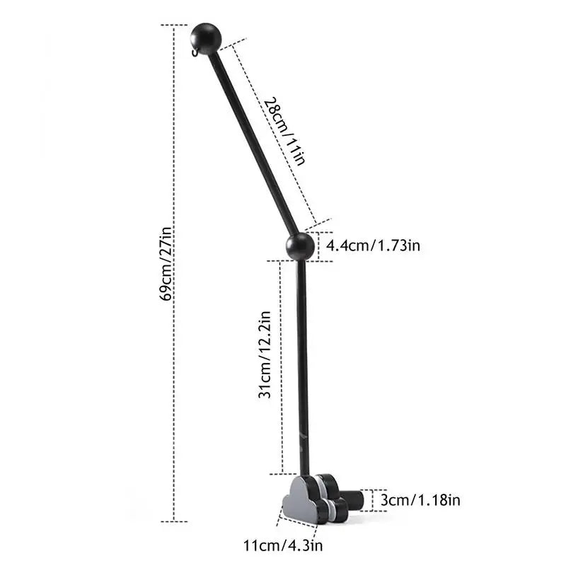 Wooden Baby Crib Mobile Hanging Bracket