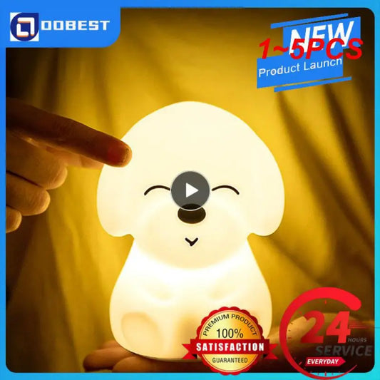 Infant LED Puppy Night Light For Baby