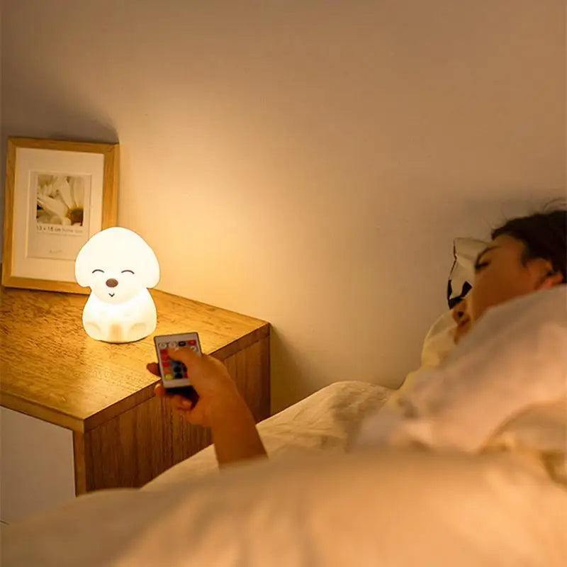 Infant LED Puppy Night Light For Baby